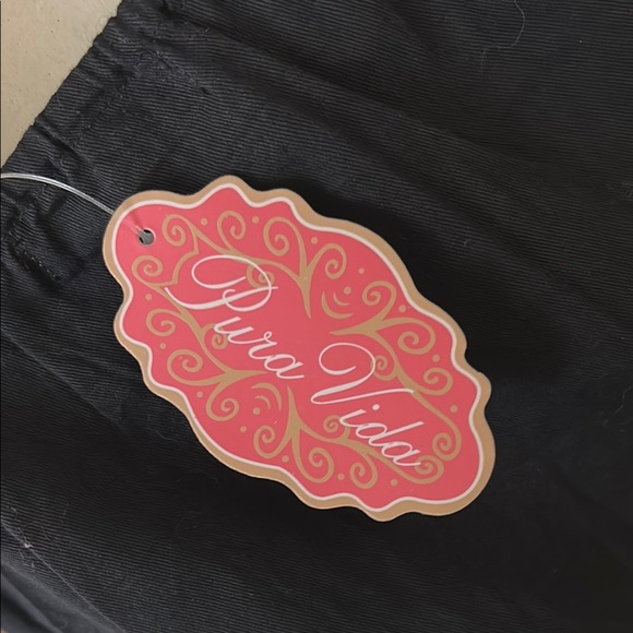 Pura Vida 100% cotton  Black Lace Dress size 12 - Picture 9 of 12